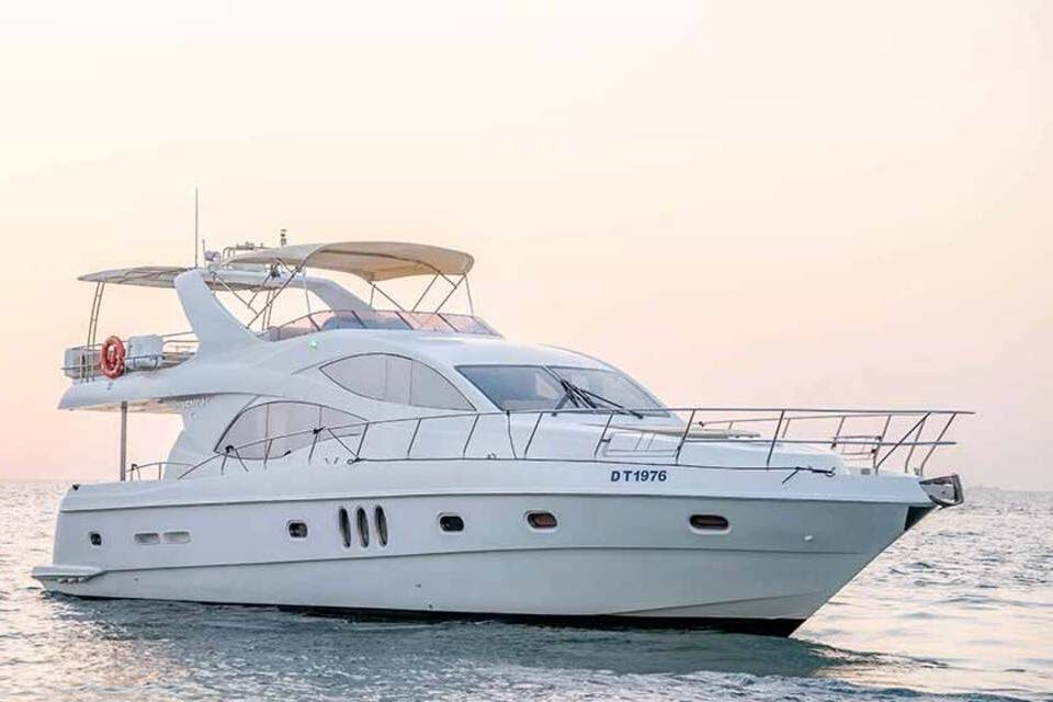 Dubai Harbour: 61-Ft Yacht Charter - Silver Creek - Photo 1 of 16